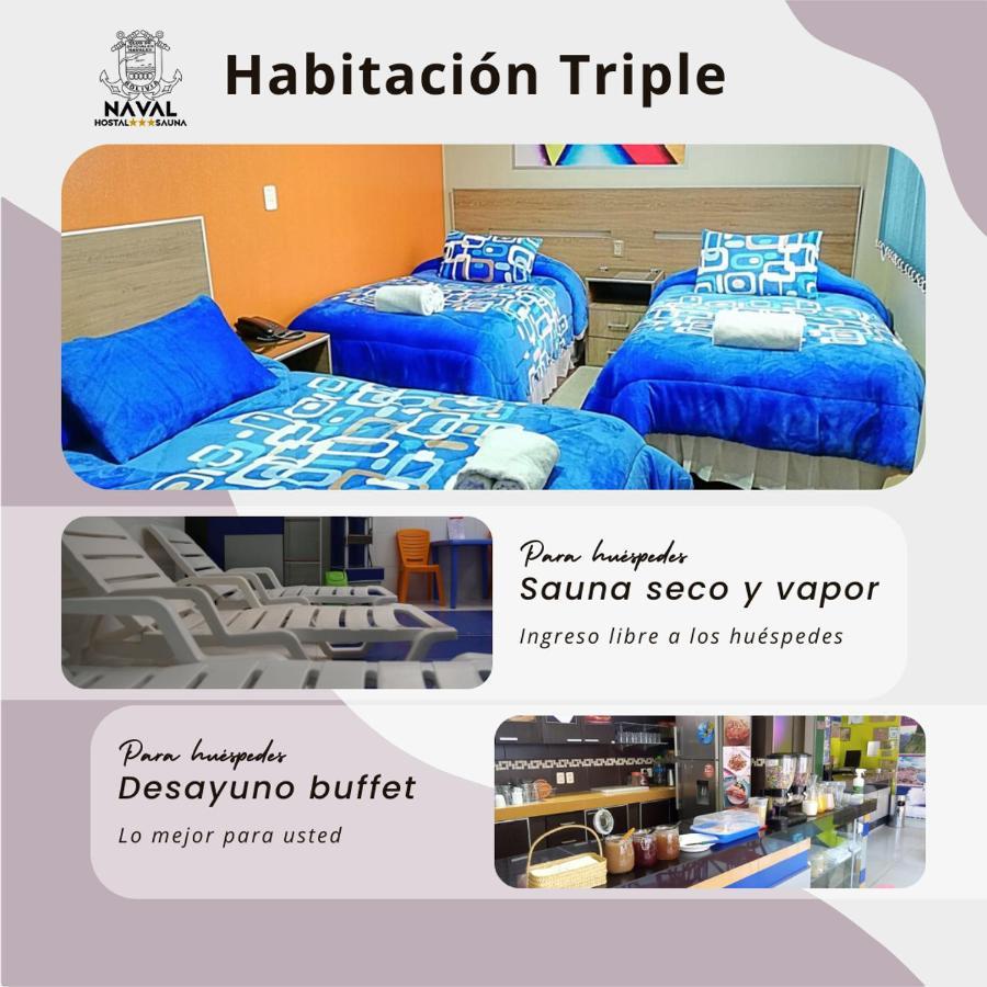 Hostal Naval Hotell La Paz Exteriör bild